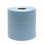 Large Blue Paper Roll 2 ply 400M x 28cm Pack of 2 FREE DELIVERY