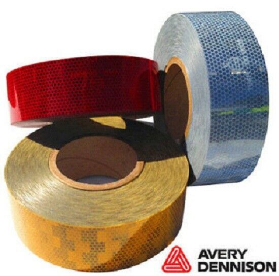 Avery Dennison Amber Conspicuity Tape 12.5M Roll EC104 approved FREE DELIVERY