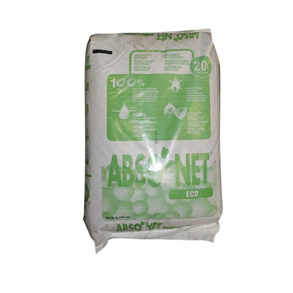 Abso Net Oil/Liquid Absorbent Granules 20L COMPLETE WITH FREE DELIVERY