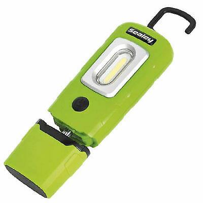 Sealey rechargable Cob type LED inspection lamp Green FREE DELIVERY