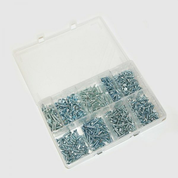 Self Tapping Screws Sizes 6-10 Pzd Assorted 615 Pieces FREE DELIVERY