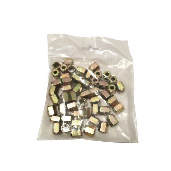 Female Brake Nuts Size 10 x 1mm - 50 Pieces WORKSHOPPLUS FREE DELIVERY