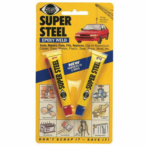 Super Steel Epoxy Weld 50G WORKSHOPPLUS COMPLETE WITH FREE DELIVERY
