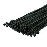 Black Cable Ties 4.8 x 370mm - 100 Pieces WORKSHOPPLUS FREE DELIVERY