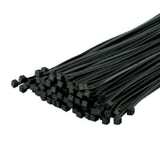 Black Cable Ties 4.8 x 430mm - 100 Pieces WORKSHOPPLUS FREE DELIVERY