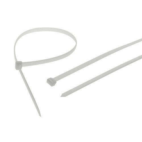 Cable Ties WHITE 4.8 x 370mm - 100 Pieces WORKSHOPPLUS WITH FREE DELIVERY