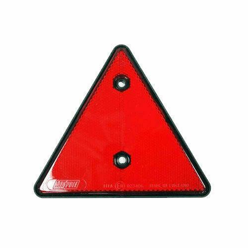 Red Triangle Reflector 150mm with Black Border by WORKSHOPPLUS FREE DELIVERY