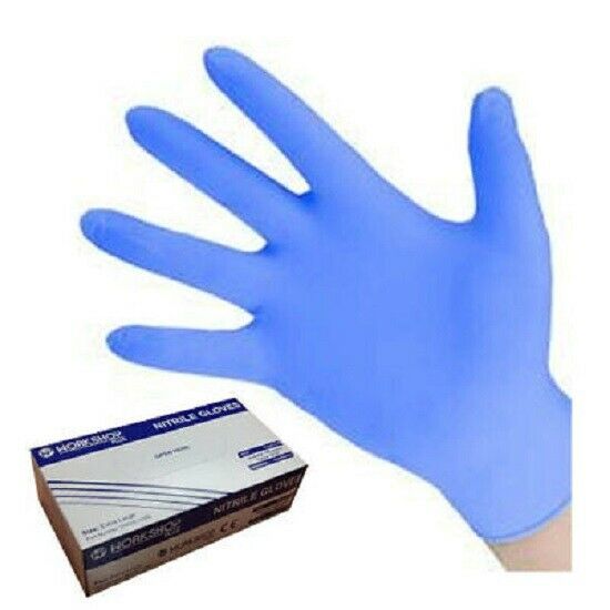 Blue Nitrile Gloves Extra Large - 100 WORKSHOPPLUS FREE DELIVERY