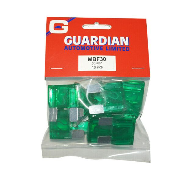 Maxi Blade Fuses 30 Amp - 10 Pack WORKSHOPPLUS FREE DELIVERY