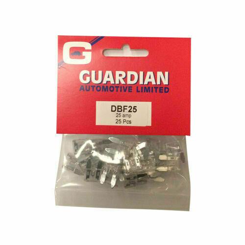 Mini Blade Fuses 25 Amp - 25 Pieces COMPLETE WITH FREE DELIVERY