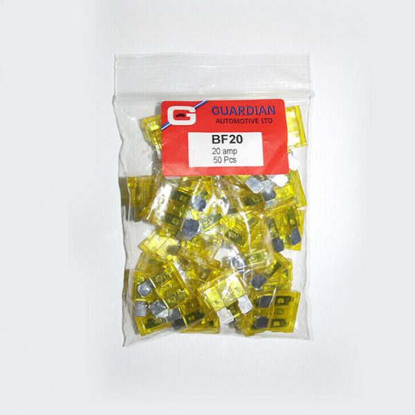 Standard Blade Fuses 20 Amp - 50 Pieces WORKSHOPPLUS FREE DELIVERY
