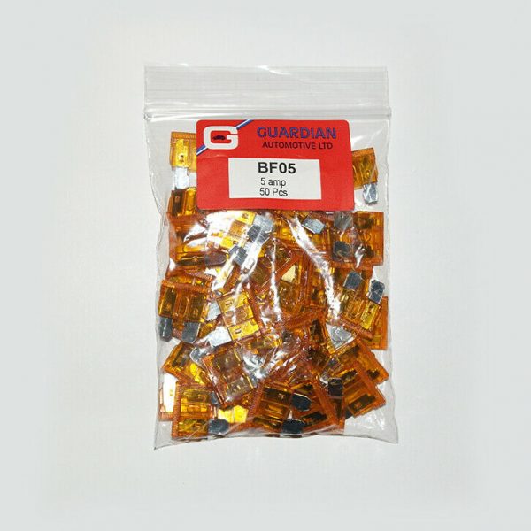 Standard Blade Fuses 5 Amp - 50 Pieces WORKSHOPPLUS FREE DELIVERY