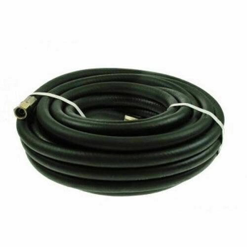 Rubber Air Hose with 1/4" female fittings 15M x 3/8" (8mm)