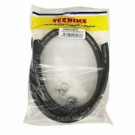 Black Fuel Hose with 2 clips 3.2mm x 1M WORKSHOPPLUS FREE DELIVERY