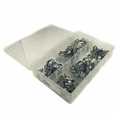 Mini Hose Clips Sizes 7-9mm To 15-17mm Assorted 80 Pieces FREE DELIVERY