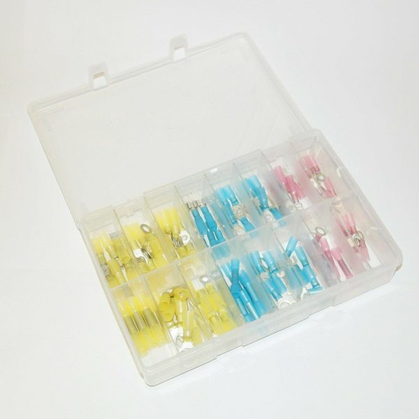 Heat Shrink Terminals In Red,Yellow & Blue 100 Pieces WORKSHOPPLUS FREE DELIVERY