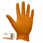 Polyco Orange Nitrile Gloves X Large - 10 pairs FREE DELIVERY