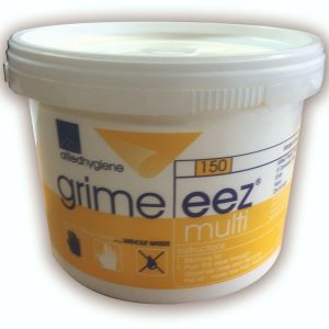 WORKSHOPPLUS Grimeez Multi Purpose Wet Wipes tub of 150 WITH FREE DELIVERY