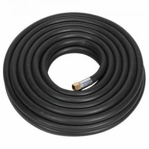 Sealey Rubber Air Hose with HD 1/4" unions 15M x 8mm