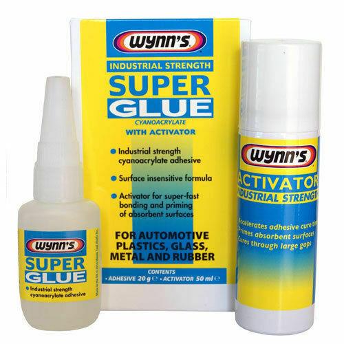 Super Glue with Activator by Wynns complete with free delivery