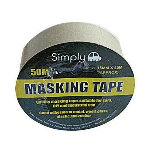 Masking Tape 18mm x 50M 6 Pack by Workshop Plus