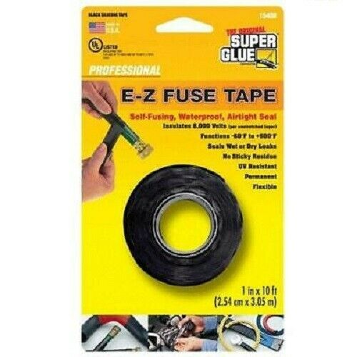 E-Z Fuse Tape 2.54cm x 3.05M waterproof & insulating FREE DELIVERY