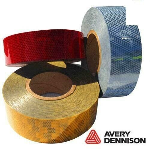 Avery Dennison Amber Conspicuity Tape 50M Roll EC104 approved FREE DELIVERY