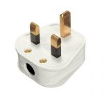 Plug White 13 Amp - 10 Pack FREE DELIVERY