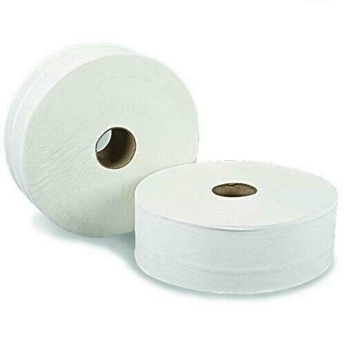 2 Ply Mini Jumbo Toilet Rolls - 12 Pieces FREE DELIVERY